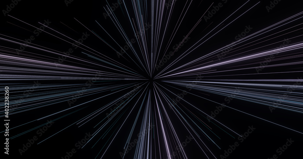Render with converging dark blue and purple lines Render with converging dark blue and purple lines