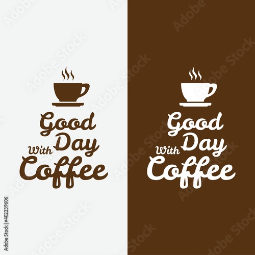 Typography vector graphic of coffee typography  coffee template  perfect for coffee shop  coffee company  coffee warehouse  shop templates  cafe typography  etc