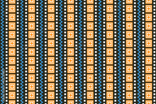 Wallpaper Mural geometric ethnic pattern seamless. color oriental composition. vector illustration.design for wallpaper, background, fabric, curtain, carpet, clothing, batik. Torontodigital.ca