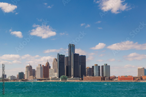  Detroit City skyline from Windsor