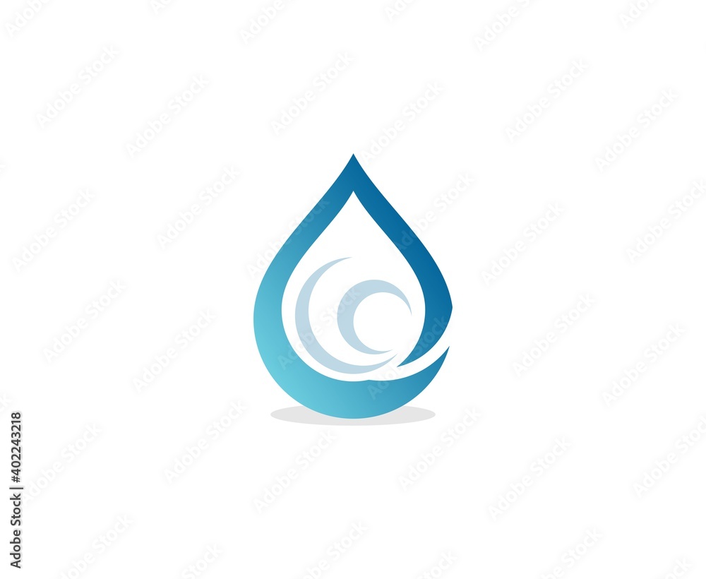 Water drop logo
