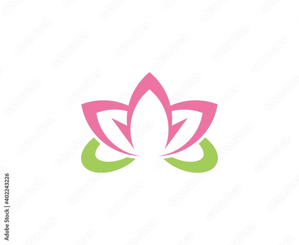 Fototapeta premium Lotus logo 