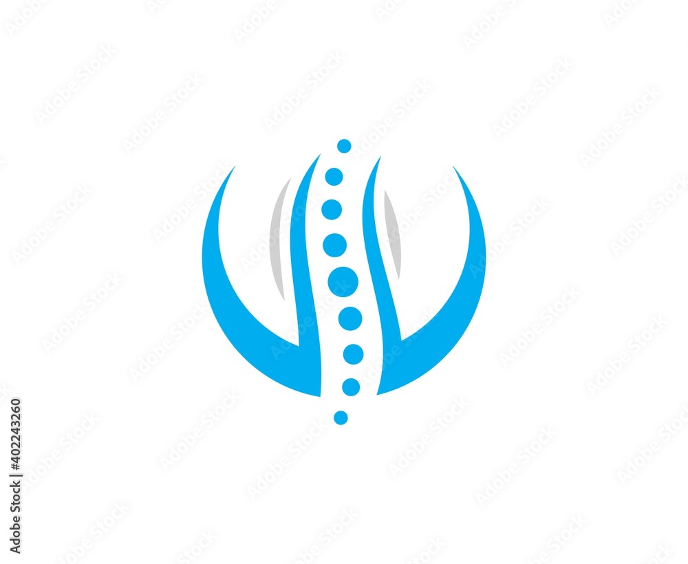 Naklejka premium Spine logo 