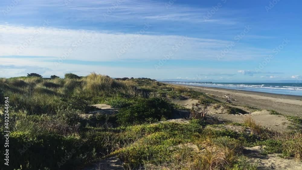 New Brighton beach pan, Christchurch, New Zealand New Brighton beach pan, Christchurch, New Zealand