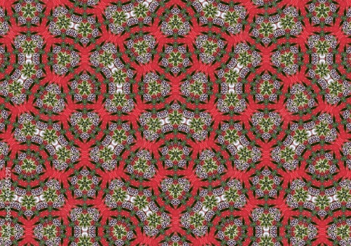 Christmas background tile red green and white color illustration