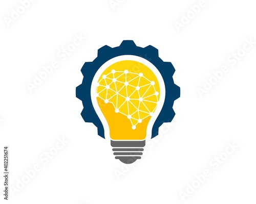 Repair gear with bulb and brain inside