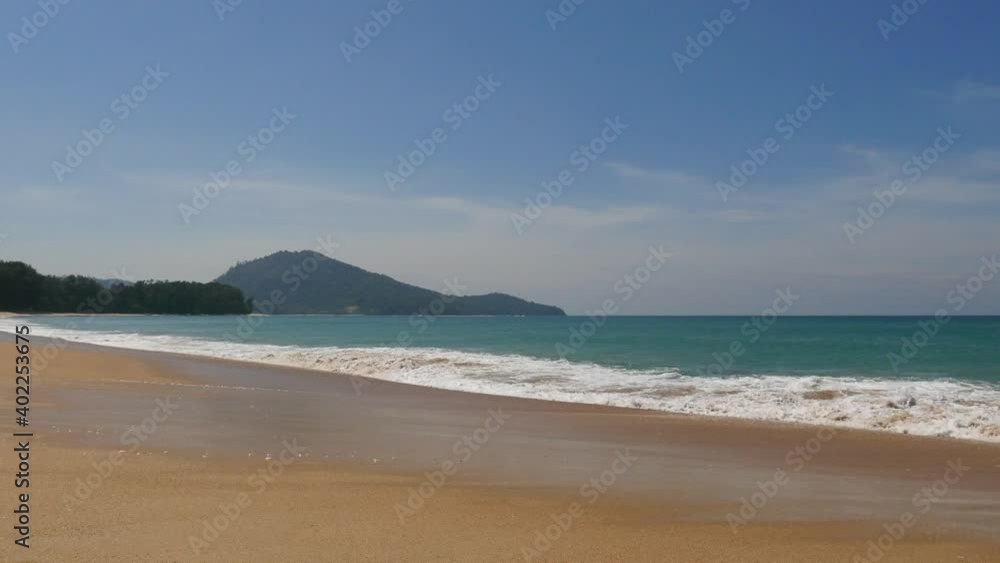 Tropical beach and waves in Phuket. Thailand Tropical beach and waves in Phuket. Thailand