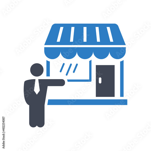 Store manager icon