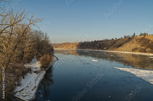 North Saskatchewan River in Winter