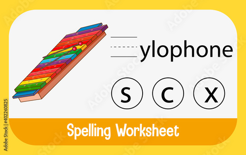 Find missing letter with xylophone