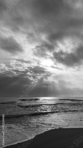 dramatic, sky and seascape background