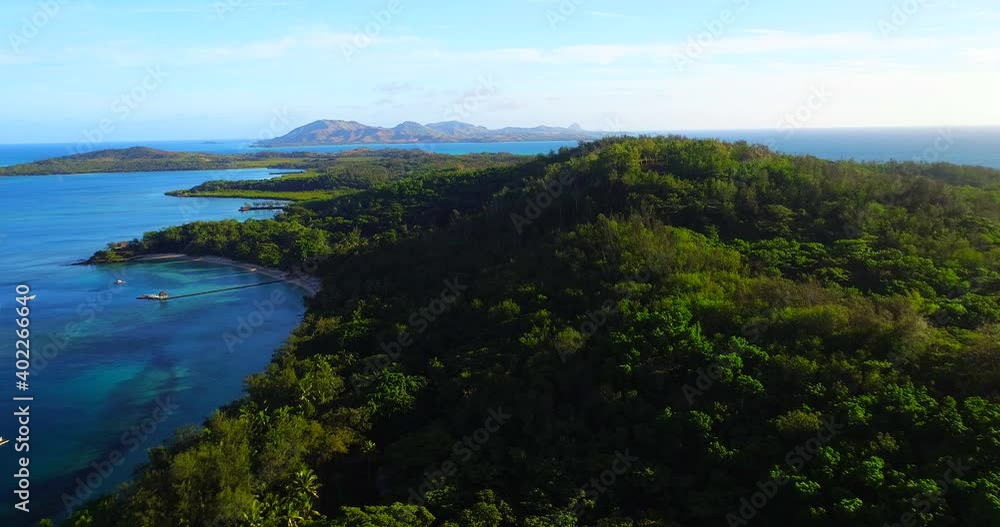 Fly Over Turtle Island in Fiji Fly Over Turtle Island in Fiji