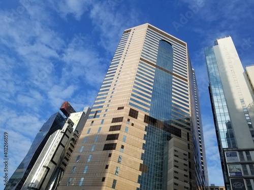 Fotografie Times Square shopping plaza and modern architecture in Causeway Bay, a popular t