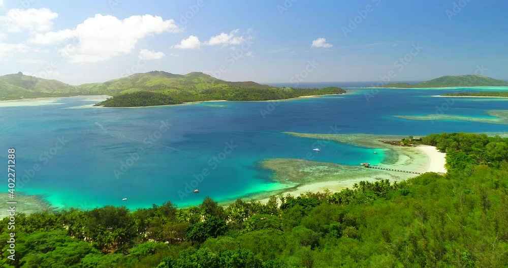 Beautiful view of Matacawalevu Island in Fiji Beautiful view of Matacawalevu Island in Fiji