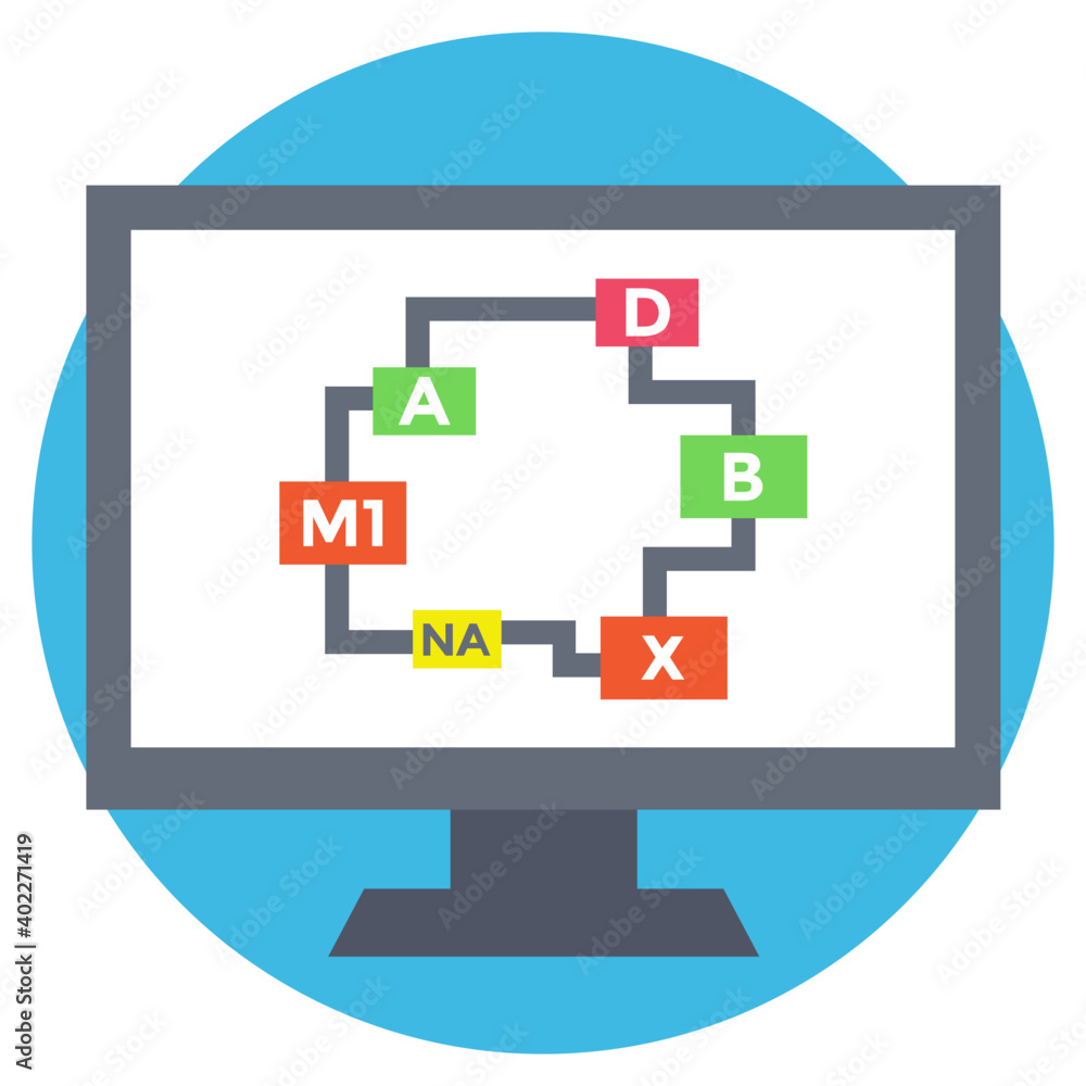 Fototapeta premium Web Routing