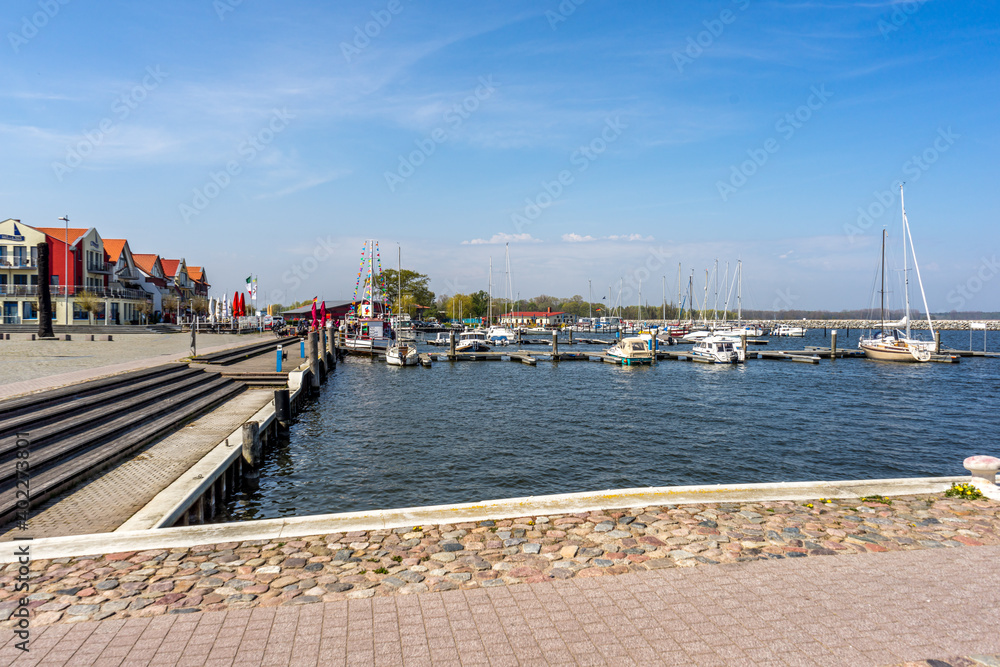 view of the port in barth germany view of the port in barth germany