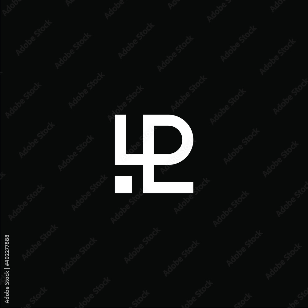 Letter W P square logo design Letter W P square logo design