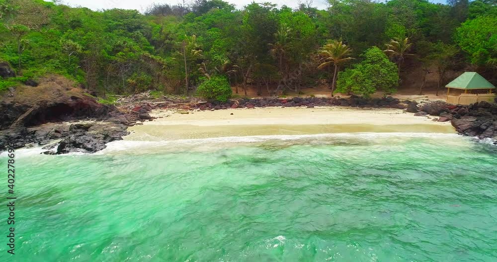 View of Turtle Island’s Honeymoon Beach in Fiji View of Turtle Island’s Honeymoon Beach in Fiji