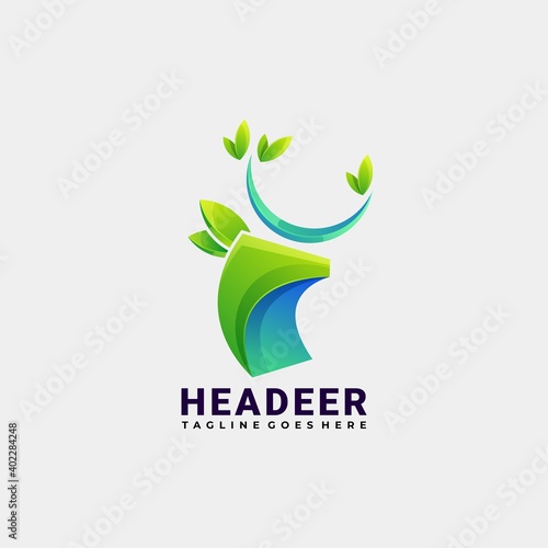 Headeer logo animals colorful