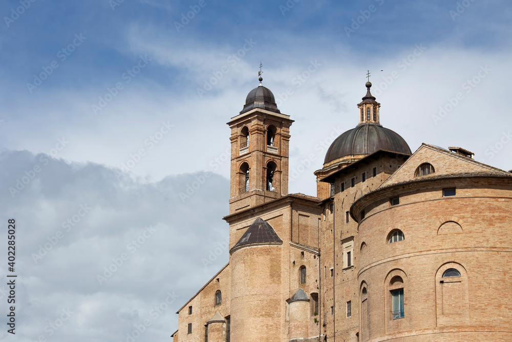 Panorama Urbino centro storico Palazzo ducale