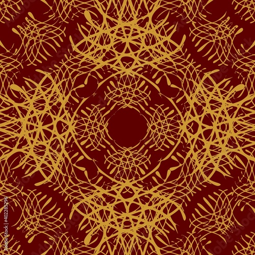 seamless tie-dye ornament
