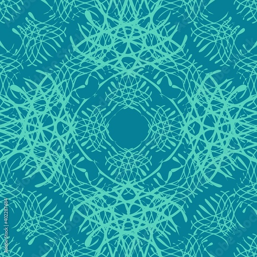 seamless tie-dye ornament