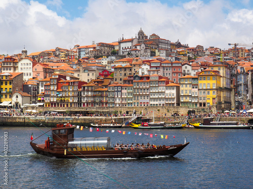 Porto, Portugal riverside landscape view