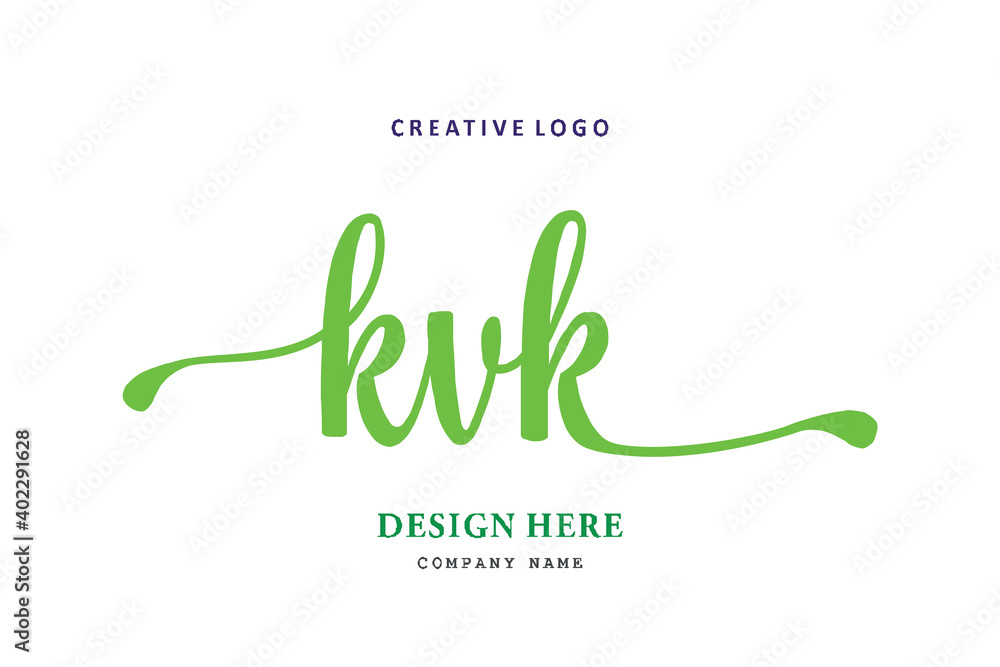 KVK lettering logo is simple, easy to understand and authoritative KVK lettering logo is simple, easy to understand and authoritative