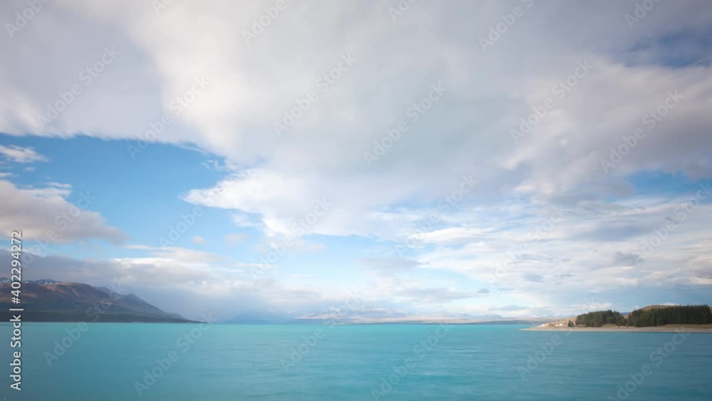 New Zealand Mountain Lake Landscape Time Lapse. New Zealand Mountain Lake Landscape Time Lapse.