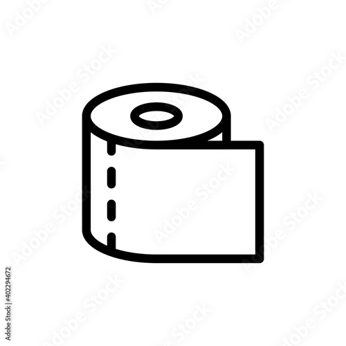tissue roll icon, vector, design trendy