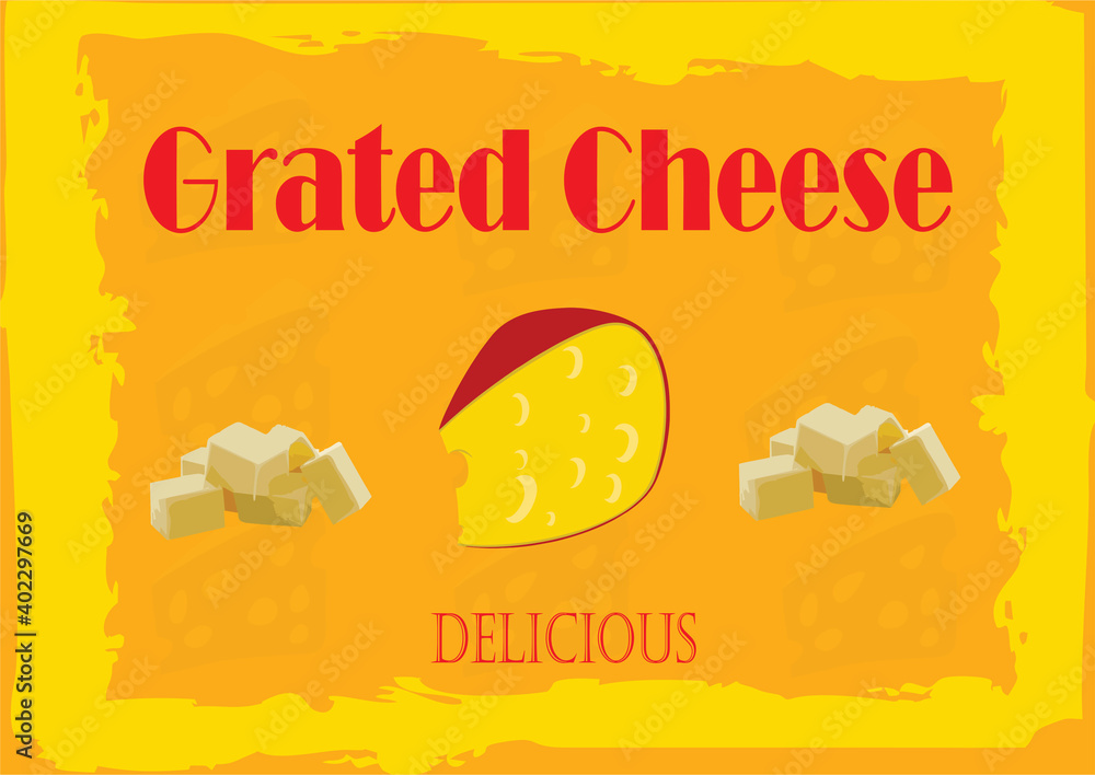 Shredded cheese has a very delicious taste which does not detract from a top quality cheese..