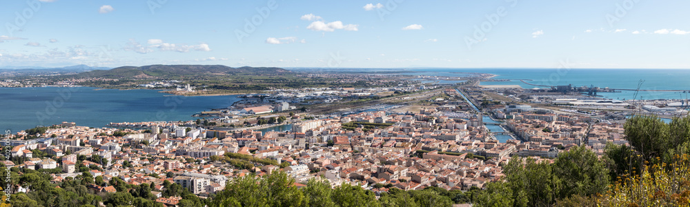 Panorama de la ville de Sète