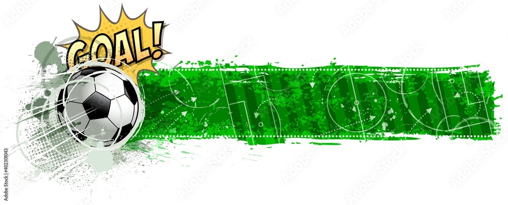 Naklejka premium goal banner