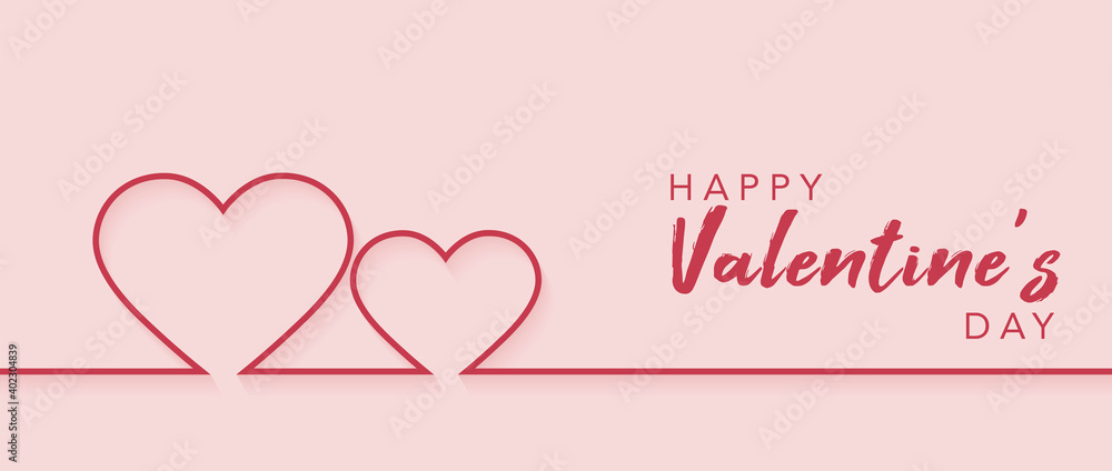 Happy valentine day - greeting card