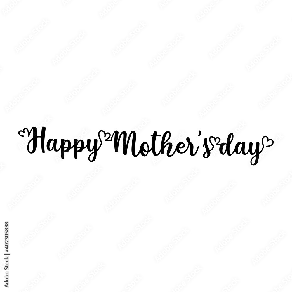 Vector illustration perfect for greeting cards, party invitations, posters, stickers, clothing. Continuous one line drawing Happy mothers day lettering handwritten. Vector illustration perfect for greeting cards, party invitations, posters, stickers, clothing. Continuous one line drawing Happy mothers day lettering handwritten.
