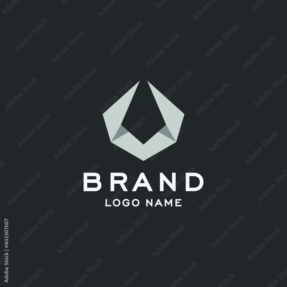 modern letter V logo design template modern letter V logo design template