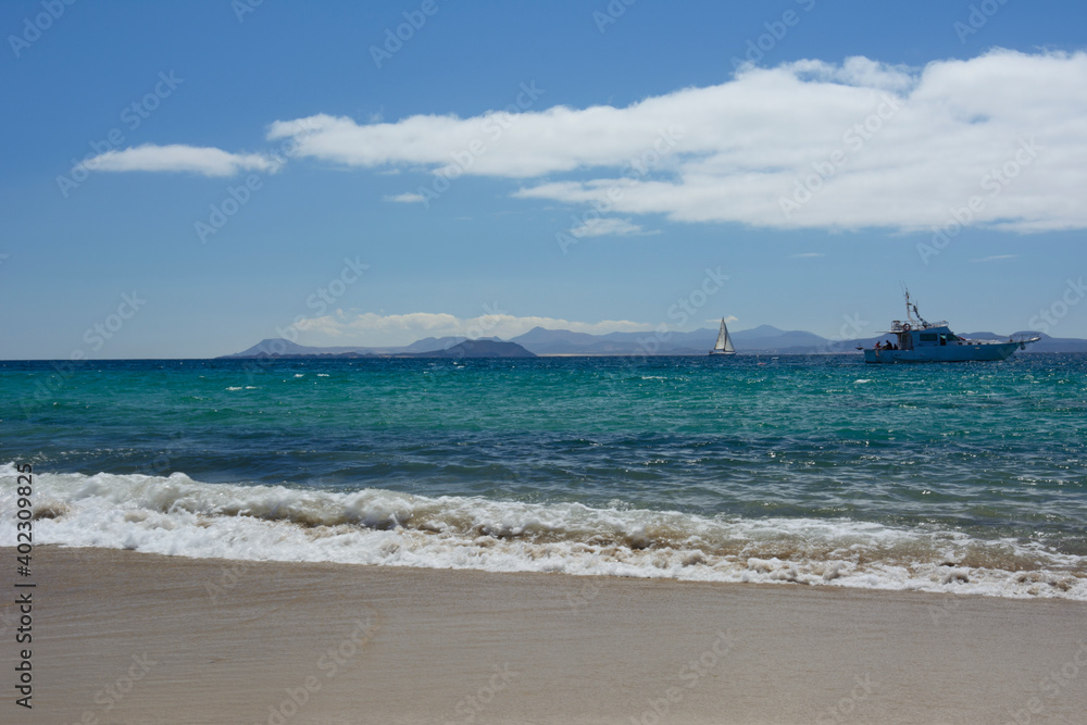 Playa Mujeres, Papagayo Beach on Lanzarote island (Canary Islands)