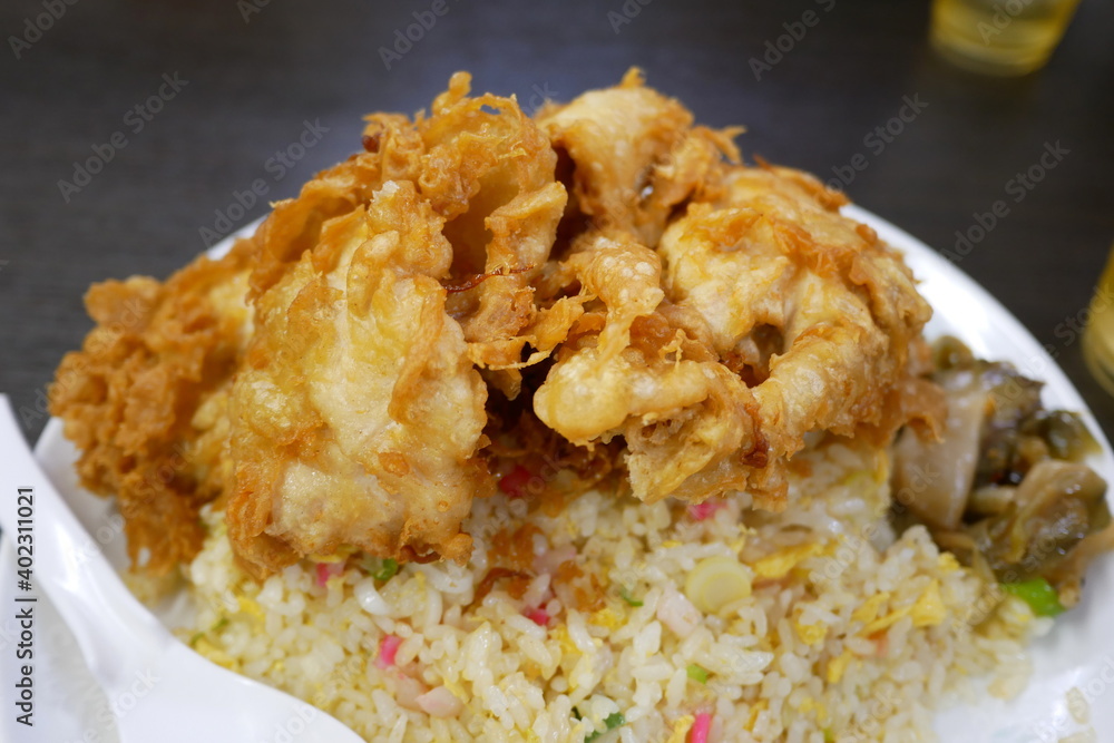 ジャンボ唐揚げチャーハン ジャンボ唐揚げチャーハン