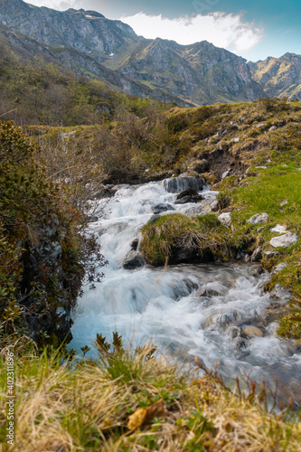 Awesome white water flowing down the stream © Lian