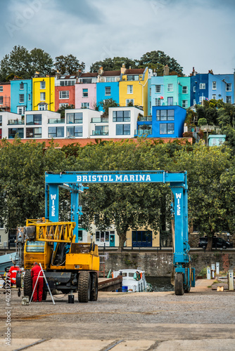 Bristol marina and Cliftonwood