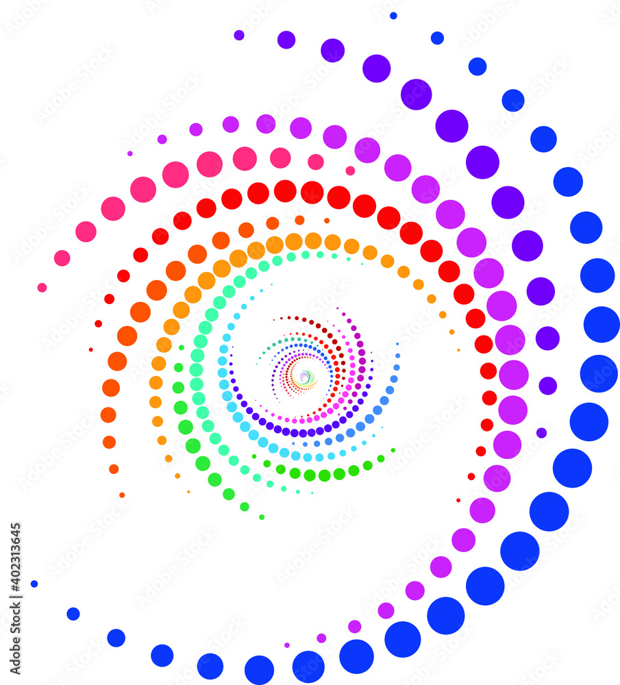 design whirlwind, abstract colorful swirl