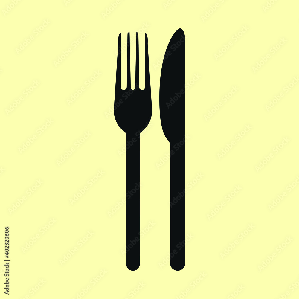 Fork,knife con Fork,knife con