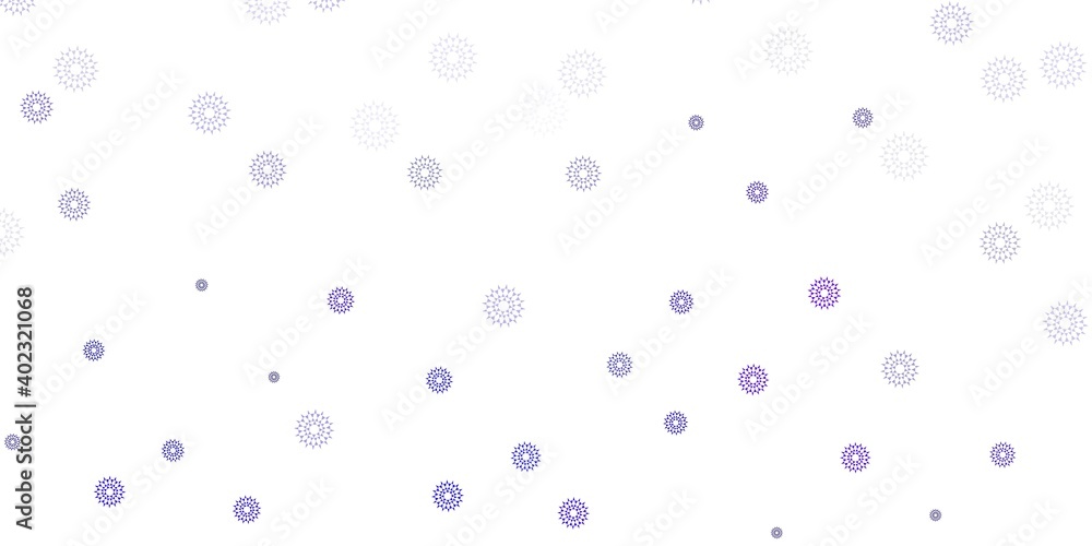 Light purple vector natural layout with flowers. Light purple vector natural layout with flowers.