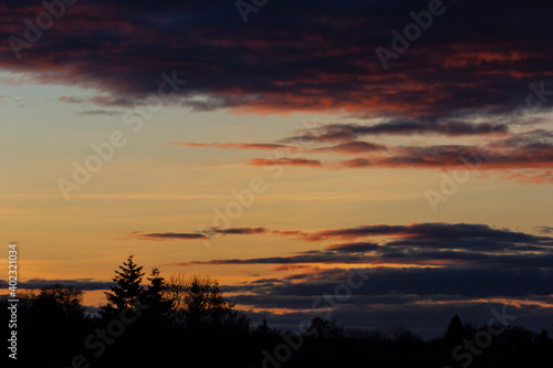 sundown colorful sky © rudolfgeiger