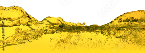 Slika na platnu pouring oil and vegetable or olive oil for background with bubble
