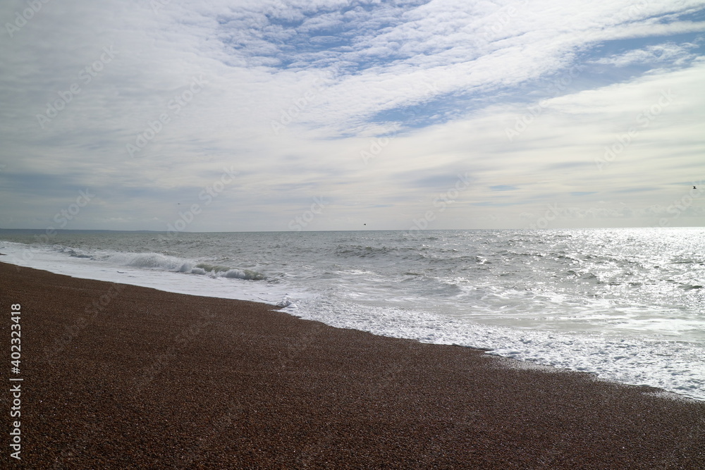 waves on the beach