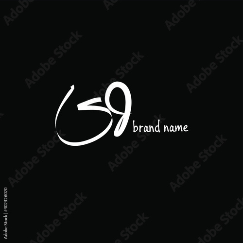 Sd S d Initial Handwriting or Handwritten Logo for Identity. Logo with Signature and Hand Drawn Style.