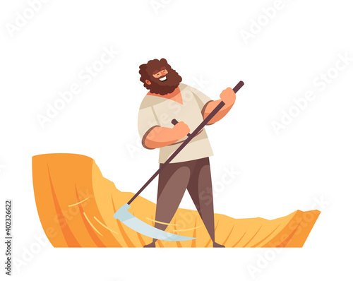 Medieval Man Illustration
