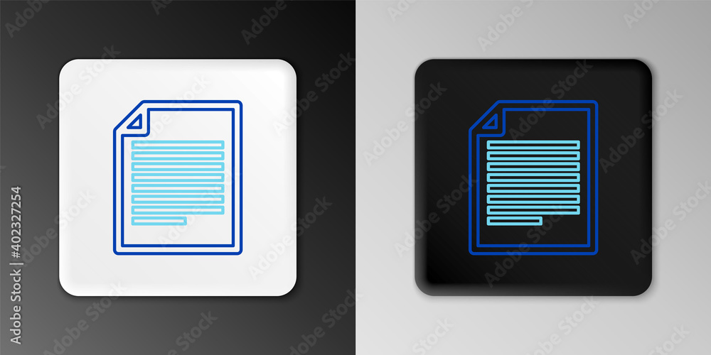 Line Document icon isolated on grey background. File icon. Checklist icon. Business concept. Colorful outline concept. Vector. Line Document icon isolated on grey background. File icon. Checklist icon. Business concept. Colorful outline concept. Vector.