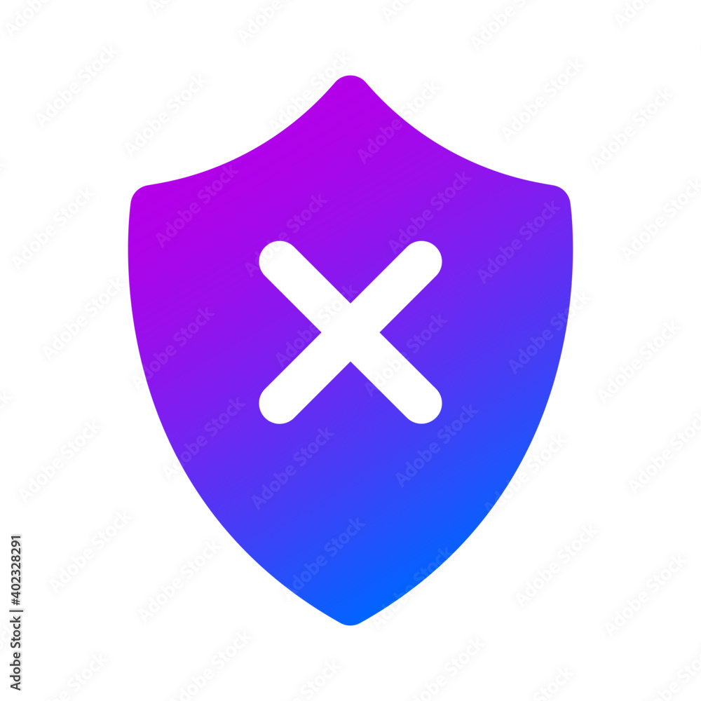 Fototapeta premium Shield icon vector